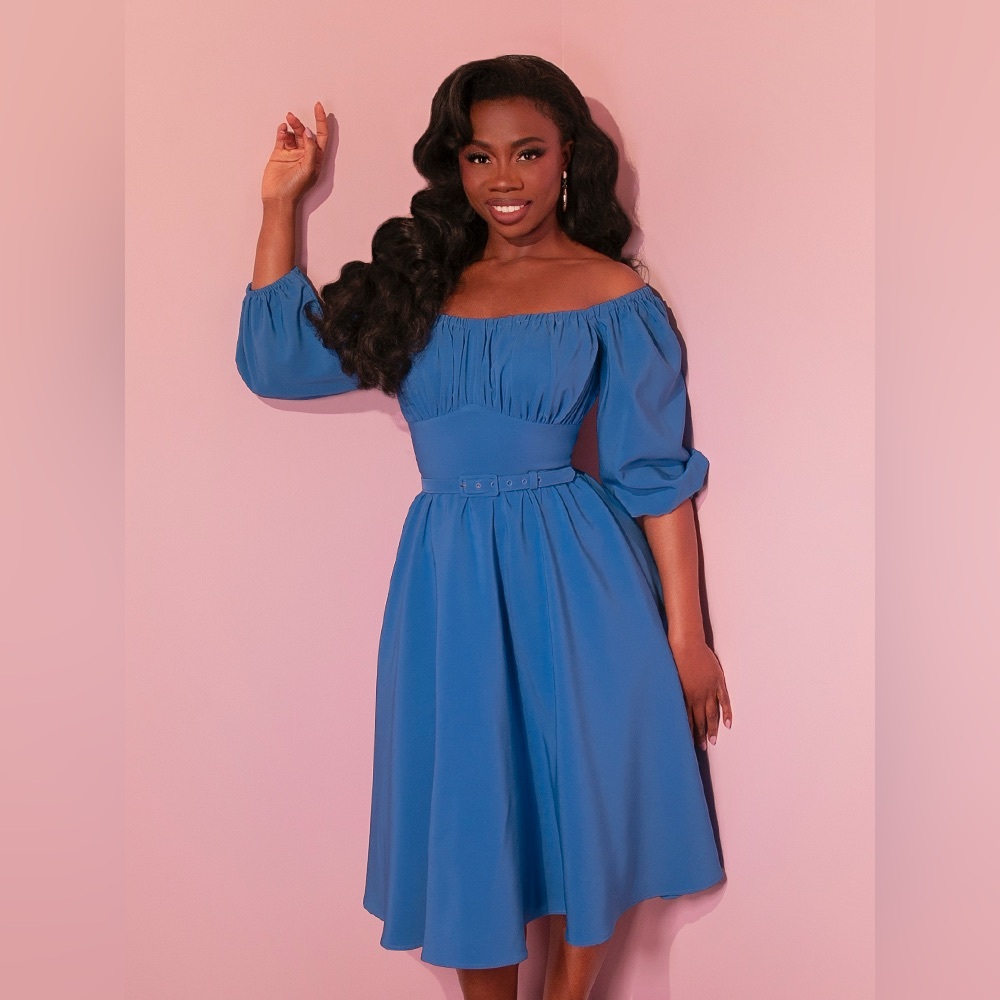 Vixen Vacation Dress in Blue